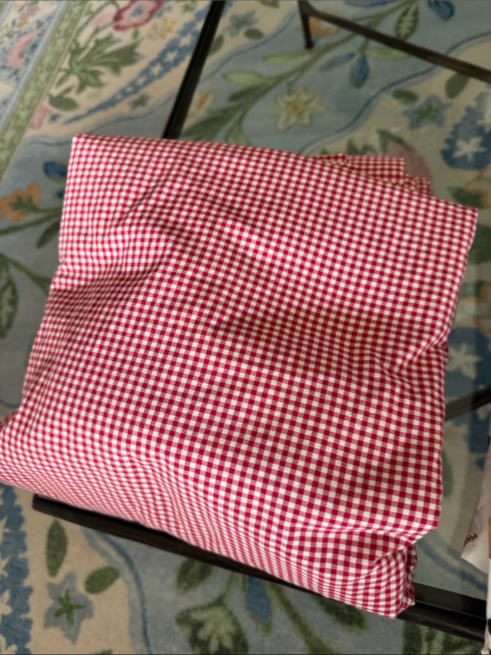 Pottery Barn Red Gingham Sheets